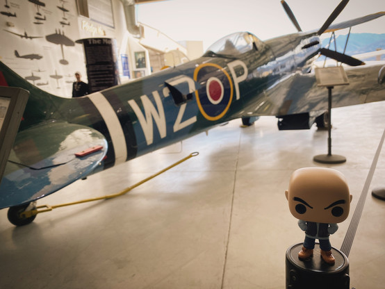 Cal at the Palm Springs Air Museum