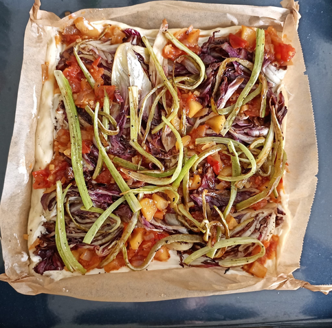 Diw Quiche vor dem Backen