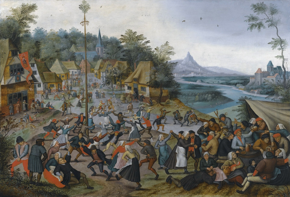 A Maypole, by Peter Breughel, the Younger