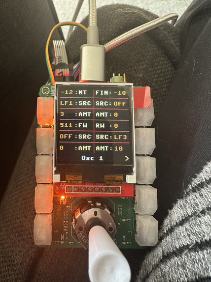 Another picture showing more parameters.