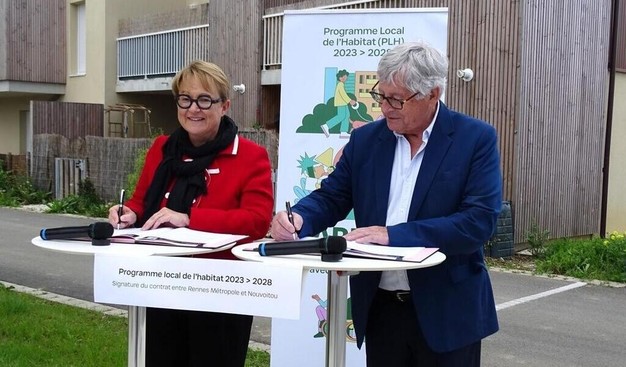 À Nouvoitou, la Métropole et la commune signent le programme local de l’habitat