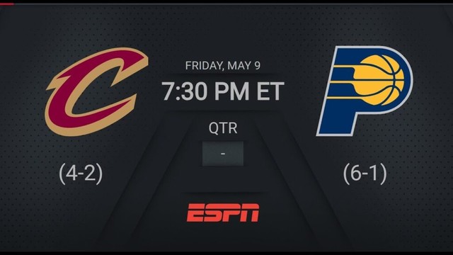 Cleveland Cavaliers @ Indiana Pacers | #NBAPlayoffs presented by Google ESPN Live Scoreboard