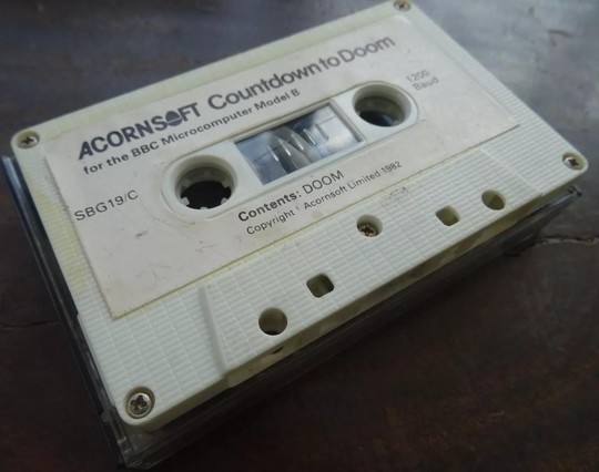 tape of Countdown to Doom by Acornsoft