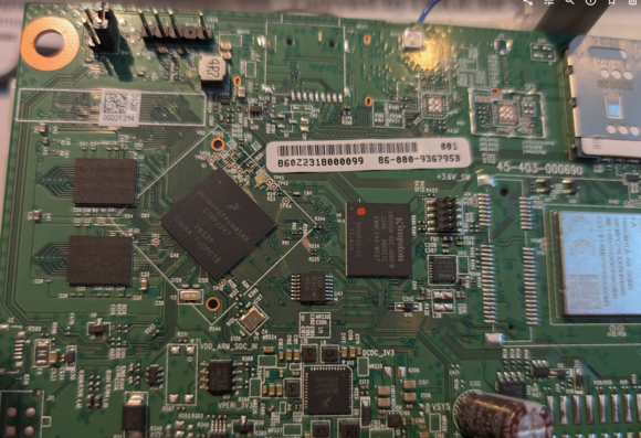 Another view of the circuit board.