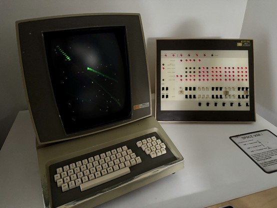 Spacewar! running on an IMLAC PDS-1D