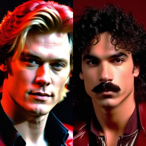 Soul music art: Daryl Hall & John Oates