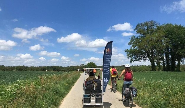 En Ille-et-Vilaine, l’association Empreinte réalise un périple à vélo pour défendre l’éco
