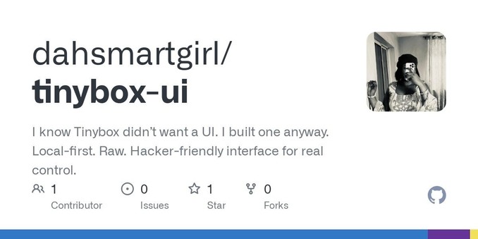 Tinybox-UI: A New Era of Local-First Computing Interfaces
