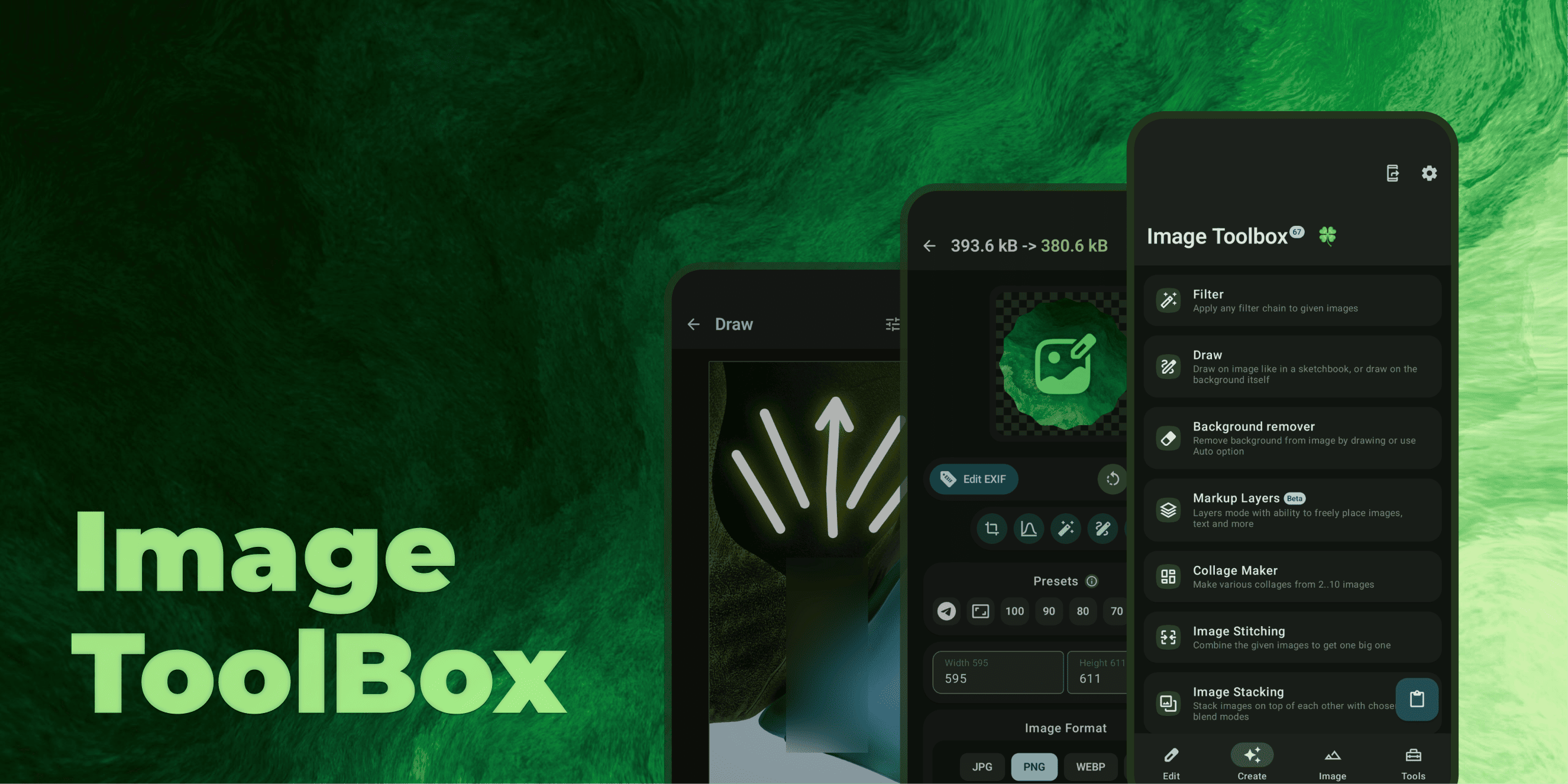 🖼️ Image Toolbox is a powerful app for advanced image manipulation. It offers dozens of features, from basic tools like crop and draw to filters, OCR, and a wide range of image processing options -...