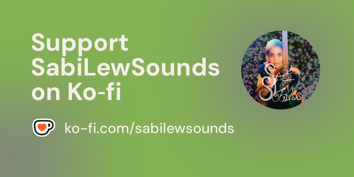Support me for exclusive perks and more - Become a SabiSounder today 💚🐇🙏