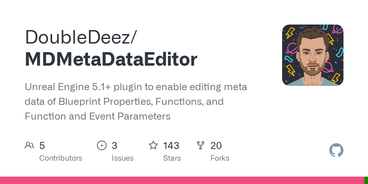Unreal Engine 5.1+ plugin to enable editing meta data of Blueprint Properties, Functions, and Function and Event Parameters - DoubleDeez/MDMetaDataEditor