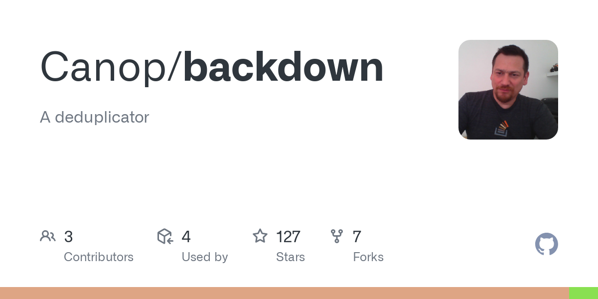 A deduplicator. Contribute to Canop/backdown development by creating an account on GitHub.
