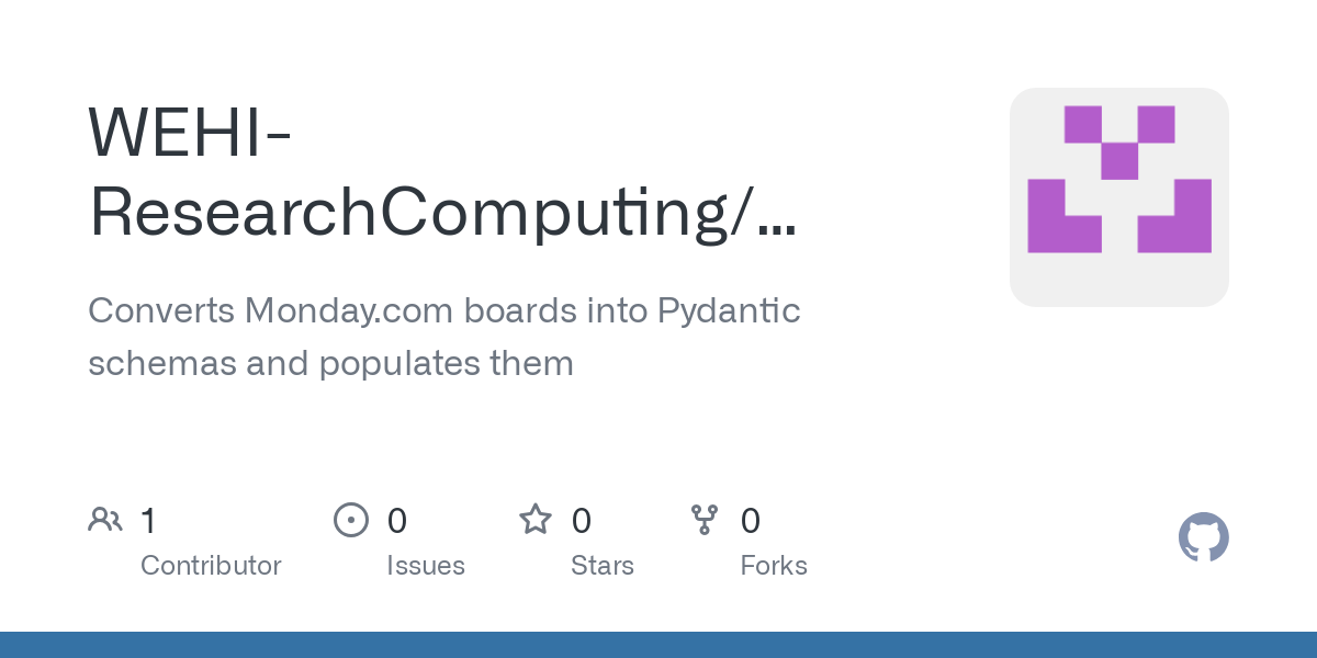 Converts Monday.com boards into Pydantic schemas and populates them - WEHI-ResearchComputing/mondantic
