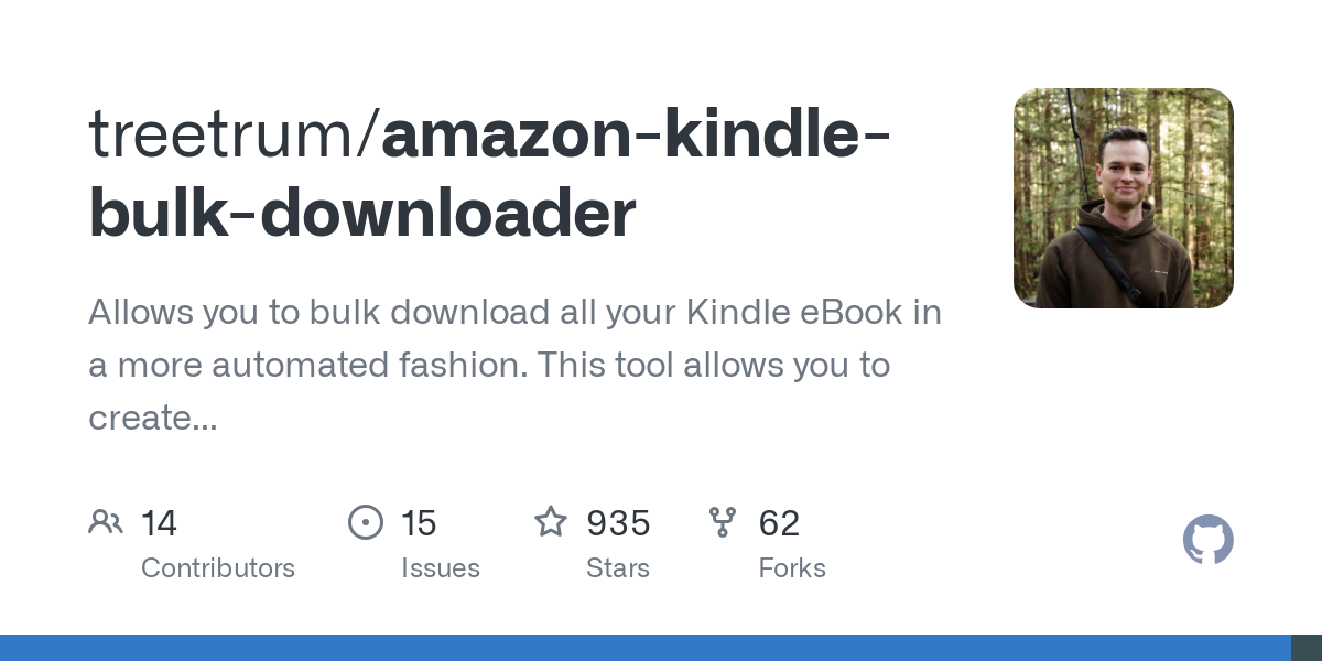 Allows you to bulk download all your Kindle eBook in a more automated fashion. This tool allows you to create backup copies of the books you&#39;ve already purchased. - treetrum/amazon-kindle-bulk-...