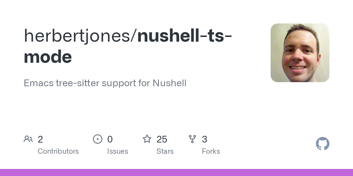 Emacs tree-sitter support for Nushell. Contribute to herbertjones/nushell-ts-mode development by creating an account on GitHub.