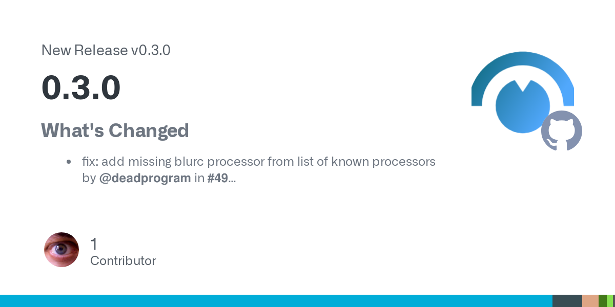 What's Changed

fix: add missing blurc processor from list of known processors by @deadprogram in #49
modules: update wazero to version 1.9 by @deadprogram in #50
all: update to use Go 1.24.1 by @d...