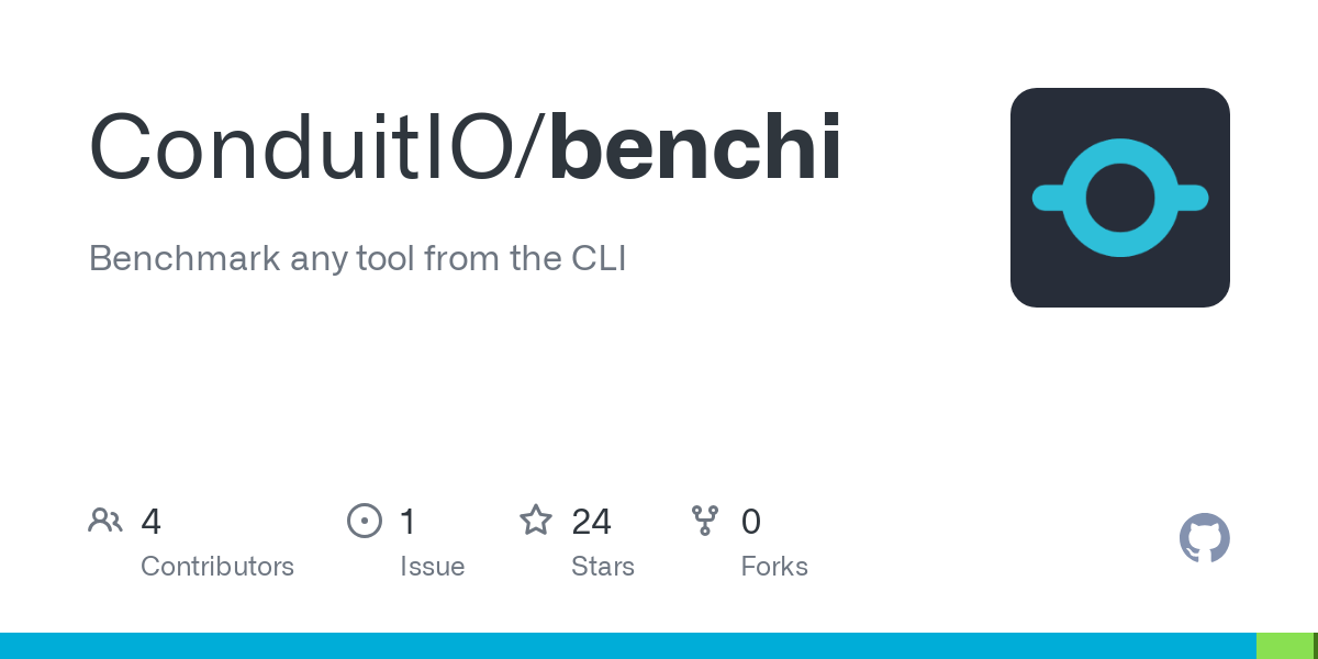 Benchmark any tool from the CLI. Contribute to ConduitIO/benchi development by creating an account on GitHub.