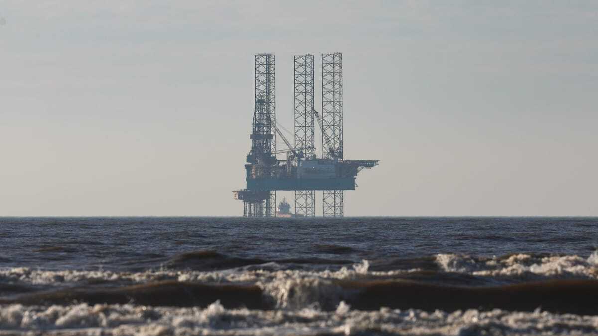 An offshore drilling platform