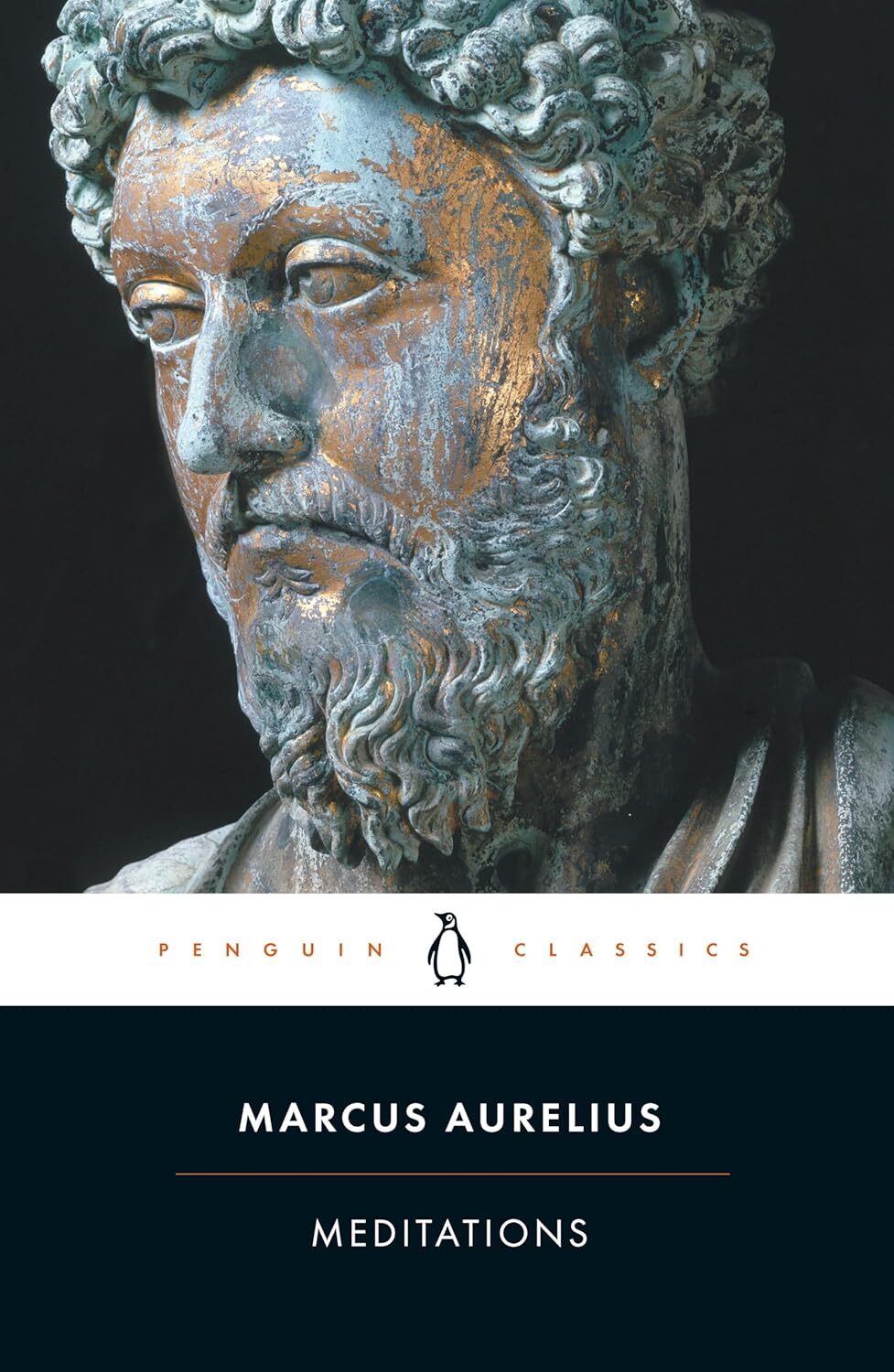Book cover for Meditations by Marcus Aurelius