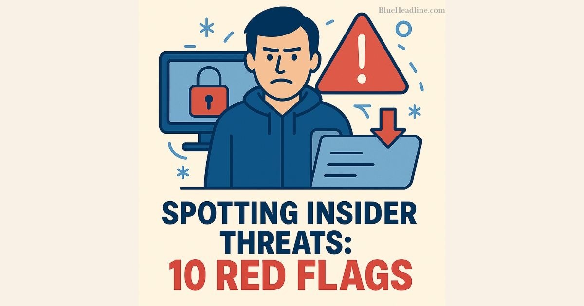 Spotting Insider Threats 10 Red Flags Tech Companies Can’t Afford to Miss - Blue Headline
