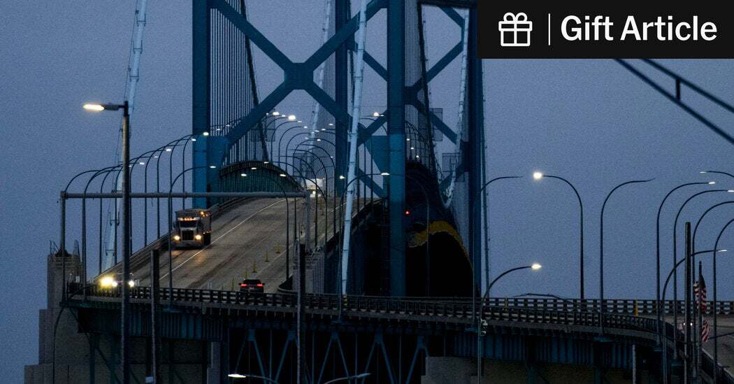 Ricardo Prada Vásquez accidentally turned onto the Ambassador Bridge, which connects Detroit with Canada. He was detained while attempting to re-enter the United States.
