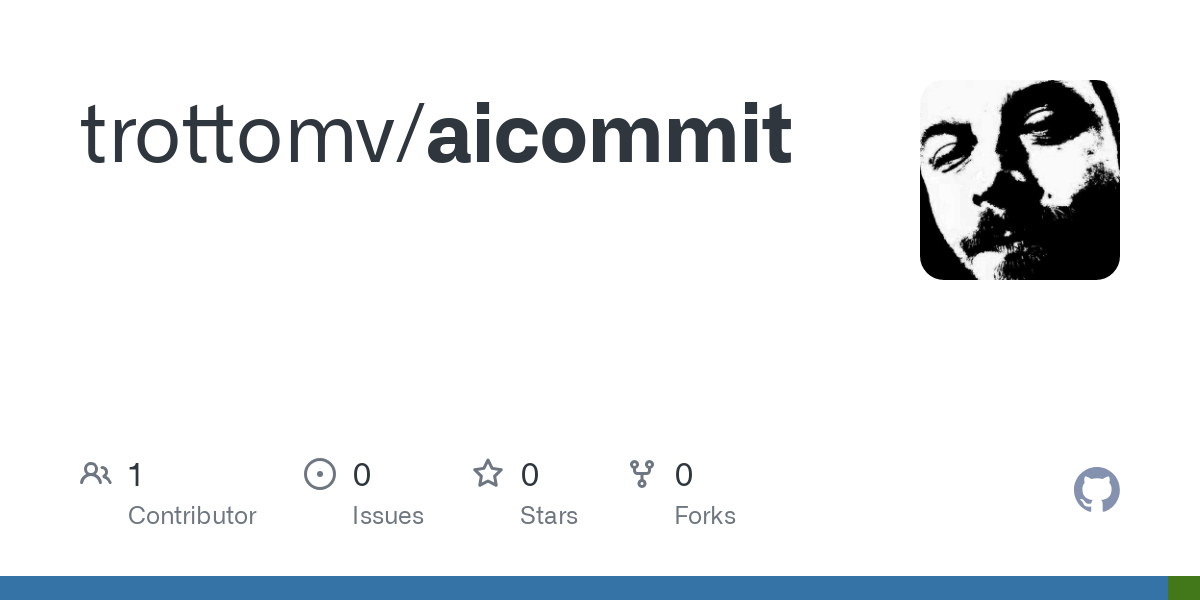 Contribute to trottomv/aicommit development by creating an account on GitHub.