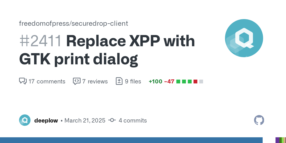 Status
Ready for review. Should wait for #2332 to be merged in order to do final testing prior to merge. But otherwise fine to have its review done.
Description
Fixes #2156.
Test Plan
Setup:

 Acce...
