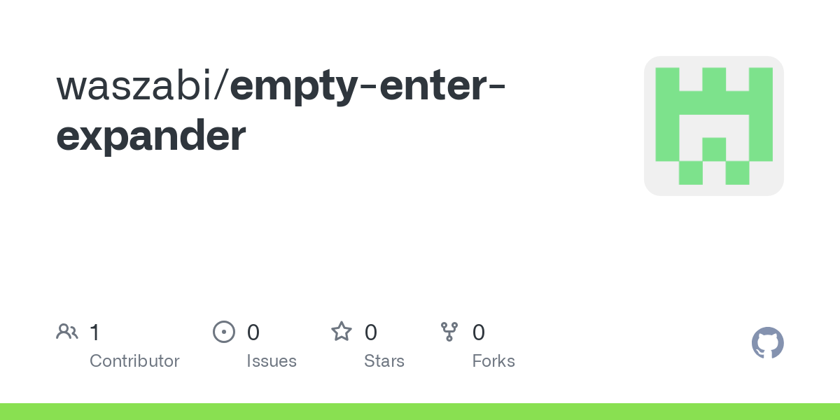 Contribute to waszabi/empty-enter-expander development by creating an account on GitHub.