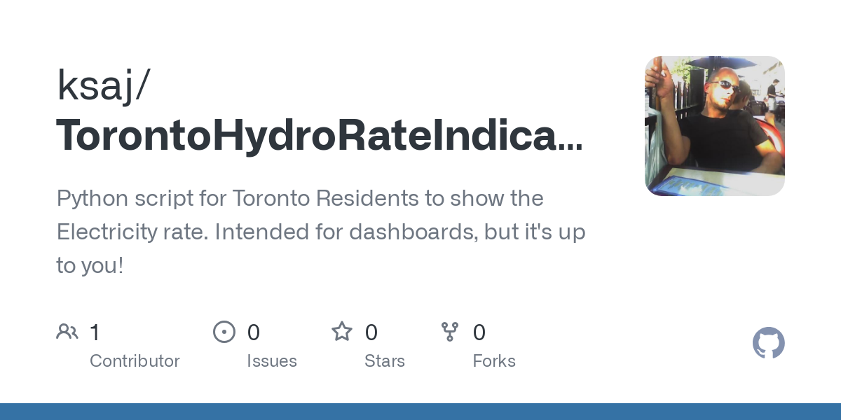 Python script for Toronto Residents to show the Electricity rate. Intended for dashboards, but it's up to you! - ksaj/TorontoHydroRateIndicator
