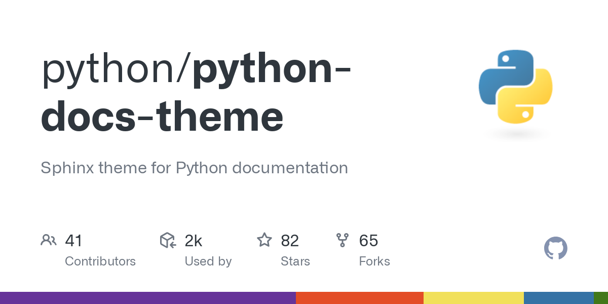 Sphinx theme for Python documentation. Contribute to python/python-docs-theme development by creating an account on GitHub.