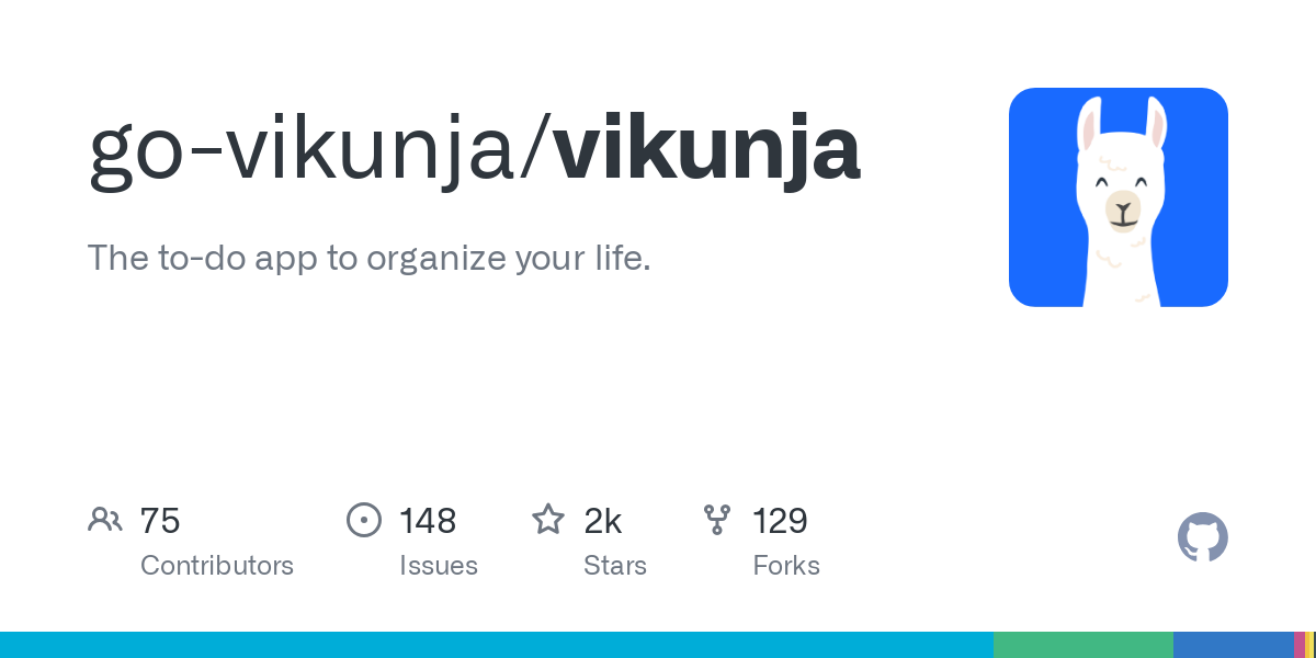 The to-do app to organize your life. Contribute to go-vikunja/vikunja development by creating an account on GitHub.