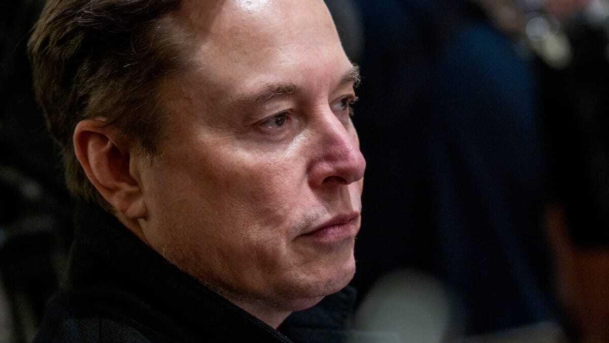 Elon Musk. | Pool photo by Shawn Thew/EPA-EFE