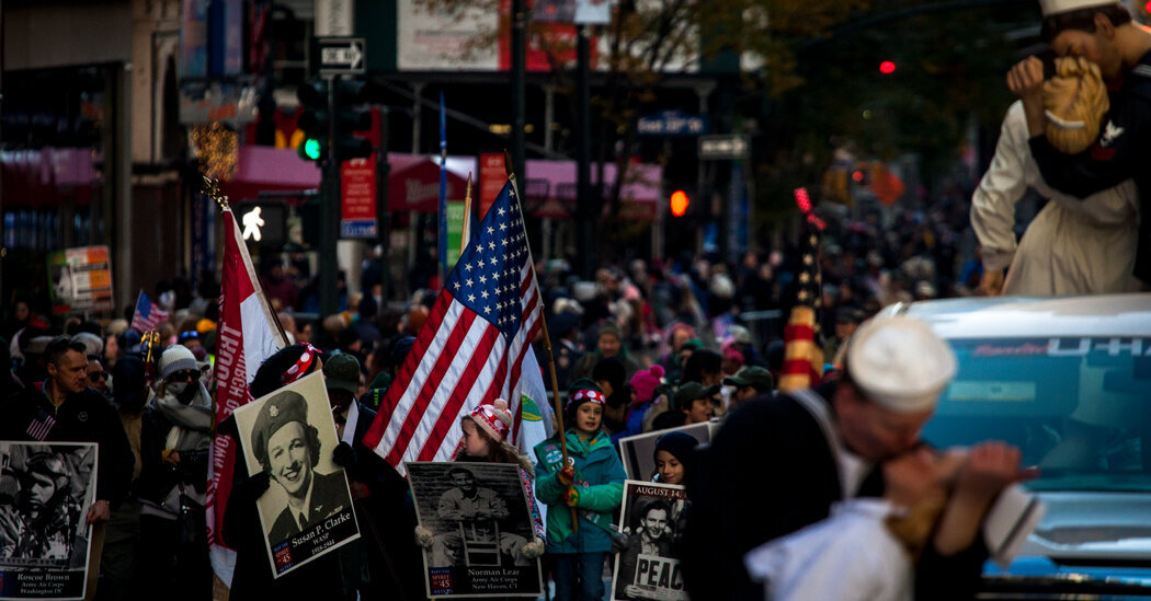 New York City’s annual Veterans Day Parade in 2018, which marked the 100th anniversary of the end of World War I.