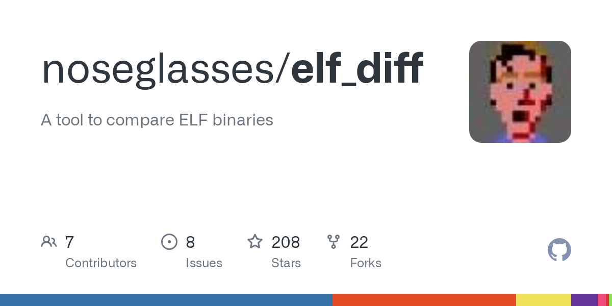 A tool to compare ELF binaries. Contribute to noseglasses/elf_diff development by creating an account on GitHub.