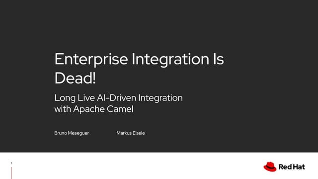 Enterprise Integration Is Dead! Long Live AI-Driven Integration with Apache Camel.pdf