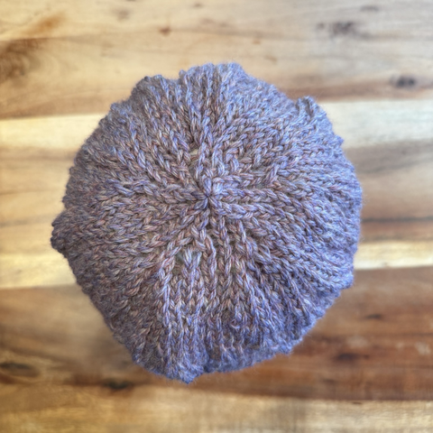 Top if hat showing pentagonal symmetry 