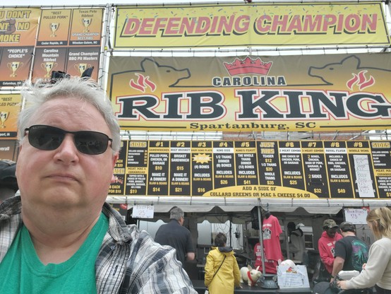Rib King, one of the big booths at Fort Wayne RibFest 2025