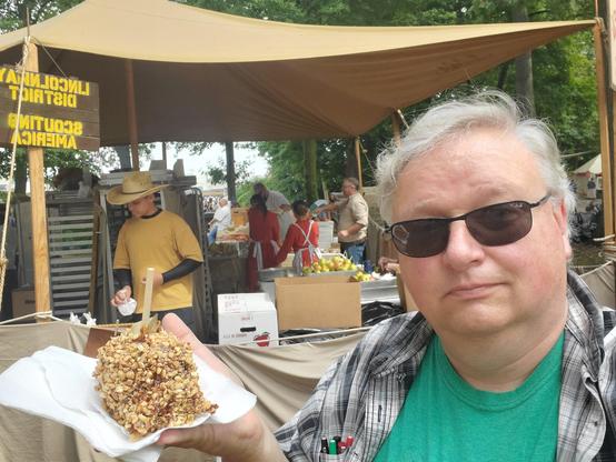I got a gooey one!    with peanuts.  