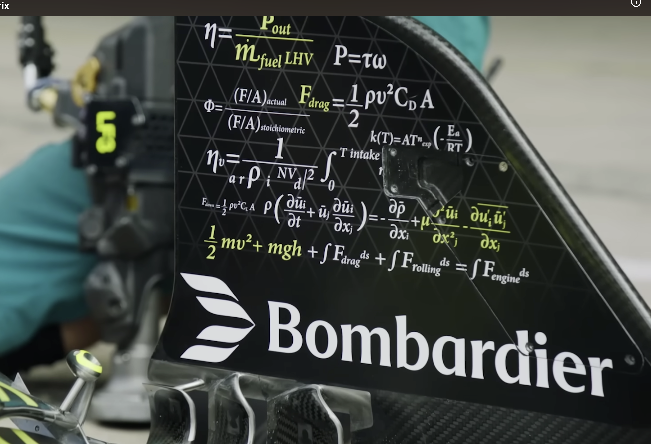 #AstonMartin #F1 front wing end plate livery