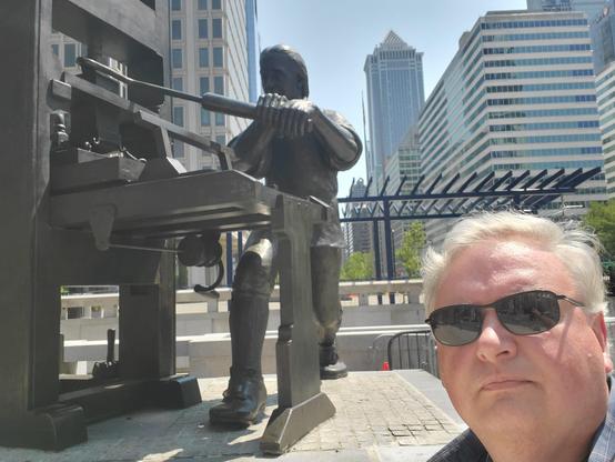 With Ben Franklin, craftsman