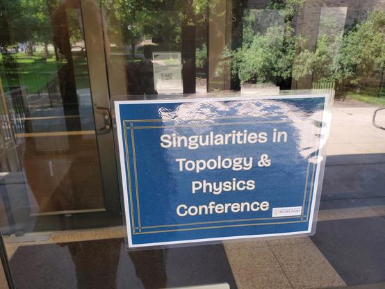 Singularities (and reflection selfie)